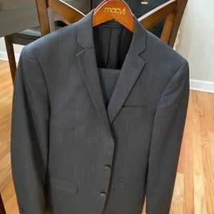 Bar III 2 Piece Charcoal Suit 38R 33/30 Pant